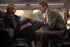 Une scène du film The Commuter