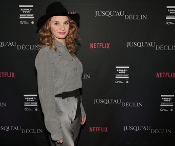 Tapis rouge de la première du film Jusqu'au déclin