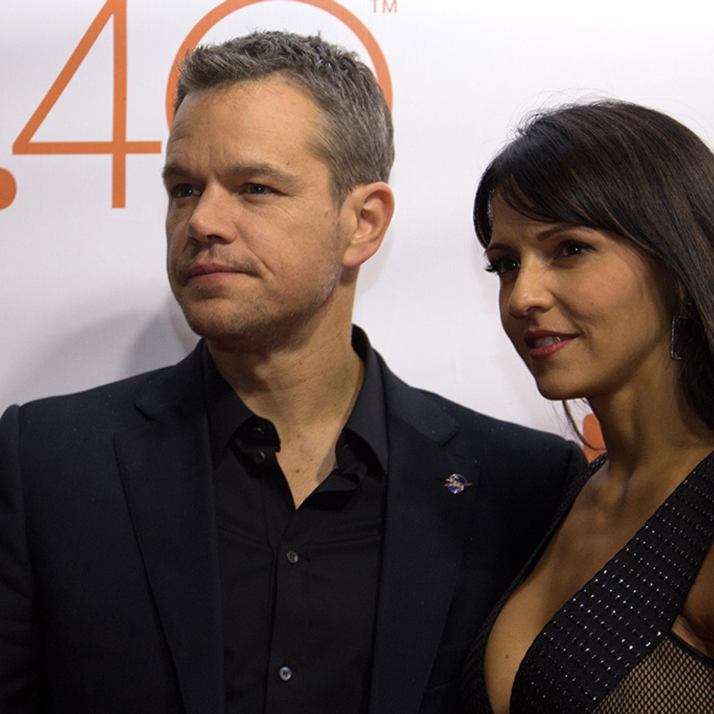 Sur le tapis rouge du film The Martian