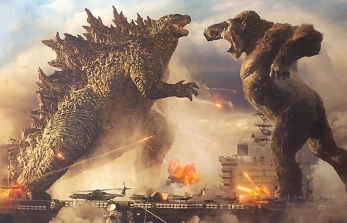 Une scène du film Godzilla vs. Kong