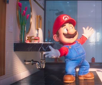 Une scène du film The Super Mario Bros. Movie