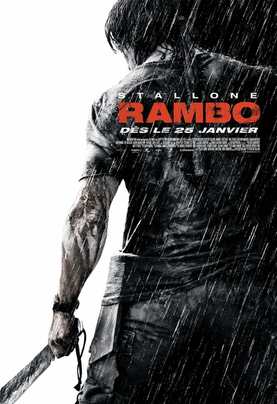 Affiche en français  du film Rambo