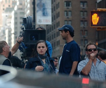 Sur le plateau du film Margaret