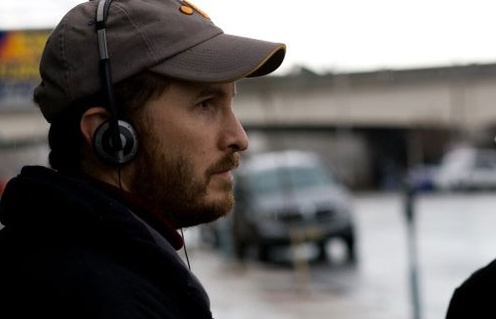Darren Aronofsky sur le plateau du film The Wrestler