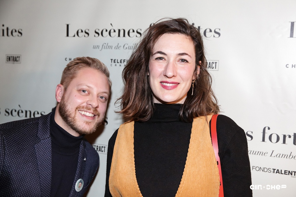 Sur le tapis rouge du film Les scènes fortuites