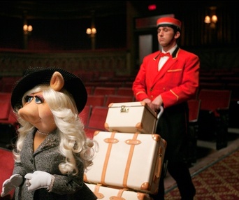 Une scène du film The Muppets