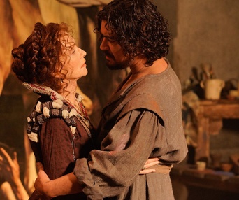 Une scène du film Caravage
