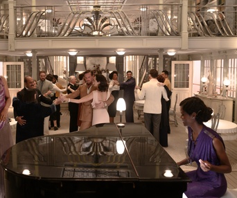 Une scène du film Death on the Nile