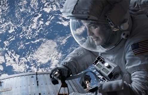 Une scène du film Gravité