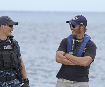 Sur le plateau du film Battleship