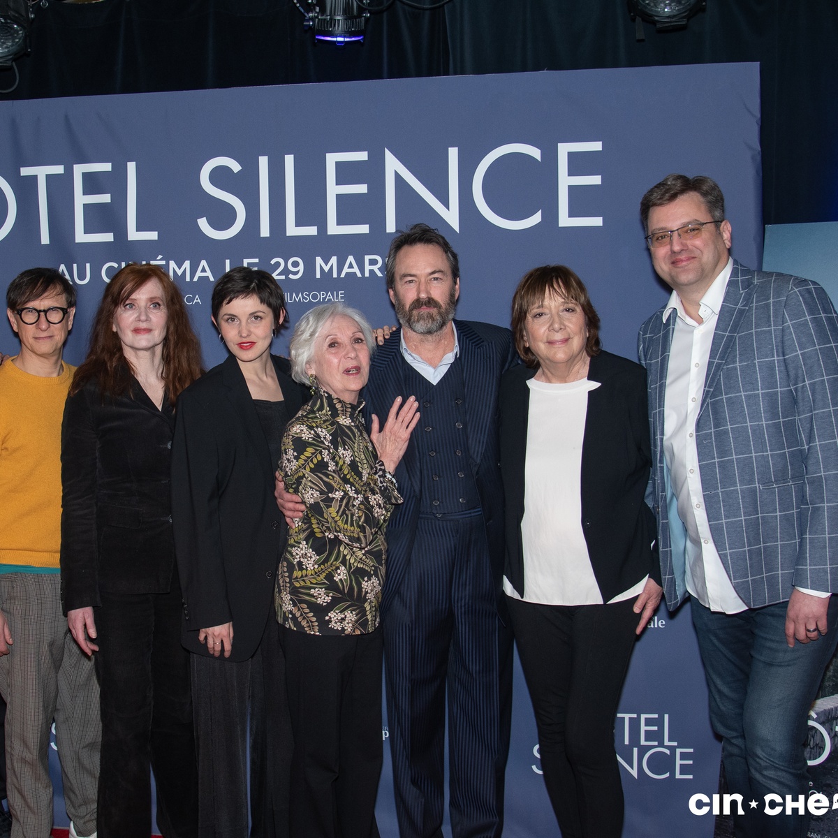 Tapis rouge du film Hôtel Silence