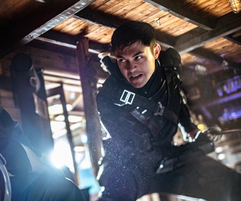 Une scène du film Snake Eyes: G.I. Joe Origins