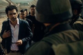 Une scène du film  Feu à Tel Aviv
