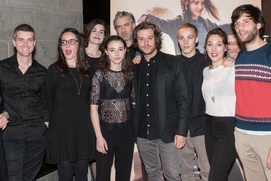 Sur le tapis rouge du film Les êtres chers