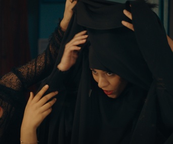 Une scène du film Four Daughters