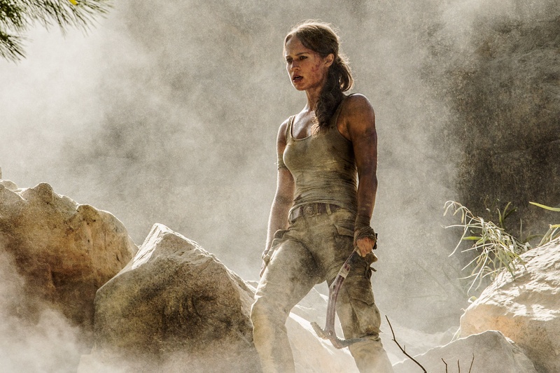 Une scène du film Tomb Raider