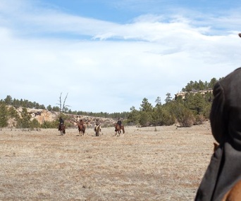 Une scène du film True Grit
