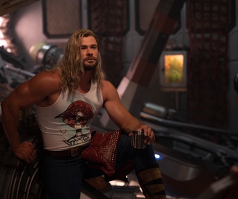 Une scène du film Thor: Love and Thunder