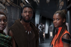 Une scène du film Black Panther Une scène du film Black Panther