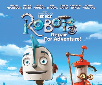 Affiche américaine du film Robots