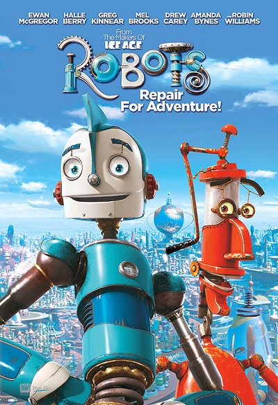 Affiche américaine du film Robots