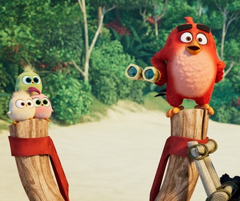 Une scène du film The Angry Birds Movie 2