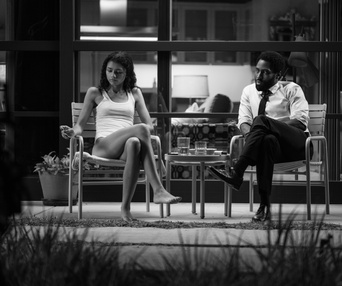 Une scène du film Malcolm & Marie