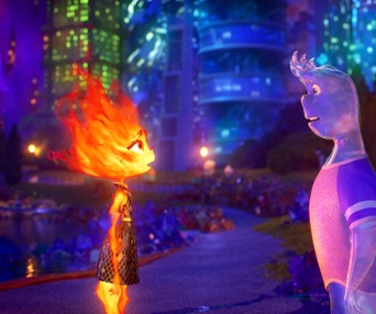 Une scène du film Elemental