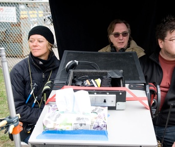 Sur le plateau du film 10 1/2