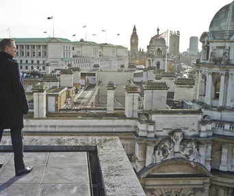 Une scène du film Skyfall