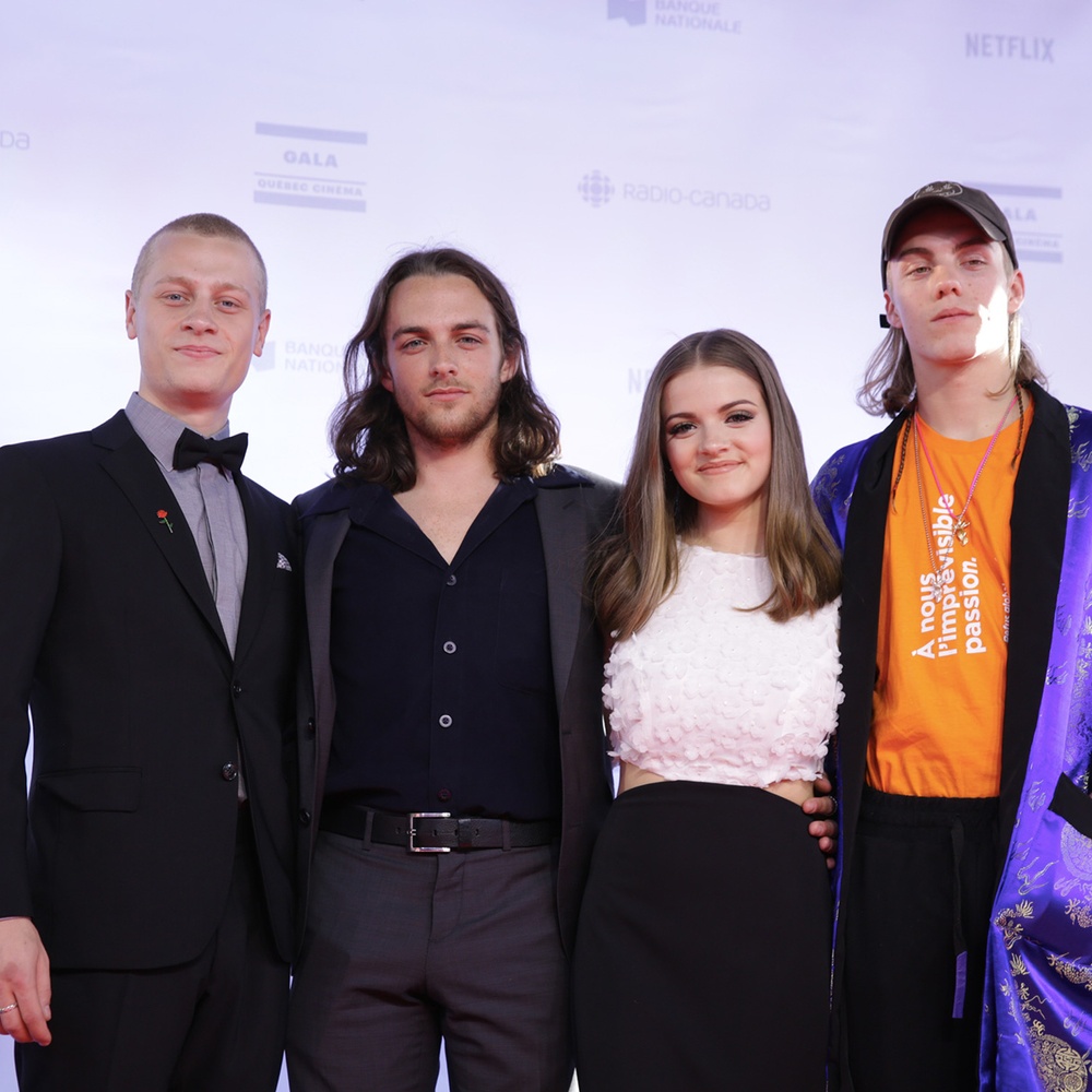 Sur le tapis rouge du Gala Québec Cinéma 2018
