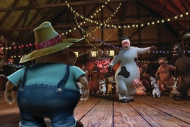 Scène du film La ferme en folie