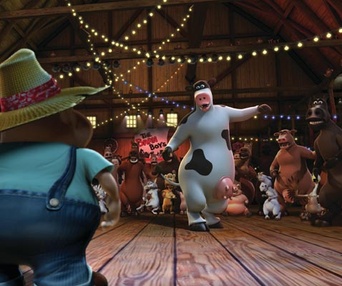 Scène du film La ferme en folie