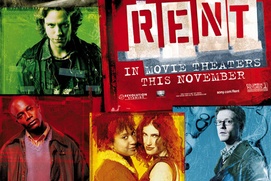 Affiche américaine du film Rent