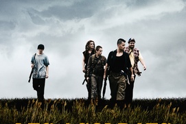 Affiche du film Les 4 soldats Affiche du film Les 4 soldats