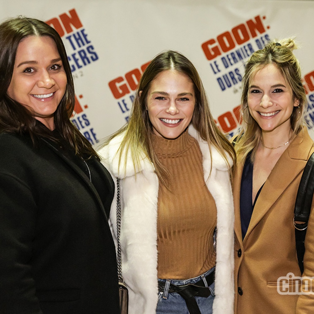 Sur le tapis rouge du film Goon: Last of the Enforcers