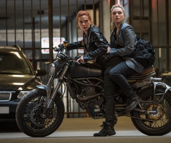Une scène du film Black Widow