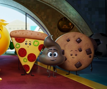 Une scène du film Émoji le film