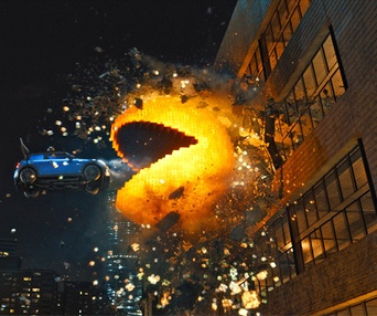 Une scène du film Pixels