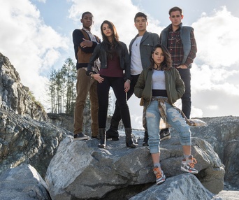 Une scène du film Power Rangers
