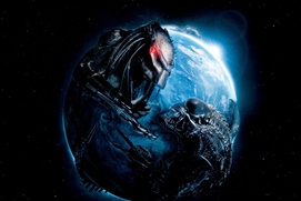 Affiche en français du film Aliens vs Prédateur : Rquiem