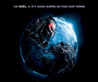 Affiche en français du film Aliens vs Prédateur : Rquiem