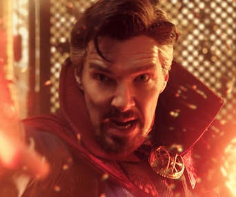 Une scène du film Doctor Strange in the Multiverse of Madness