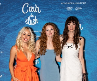 Images de la première du film Coeur de slush
