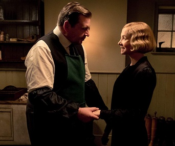 Une scène du film Downton Abbey