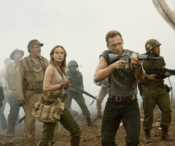 Une scène du film Kong : Skull Island