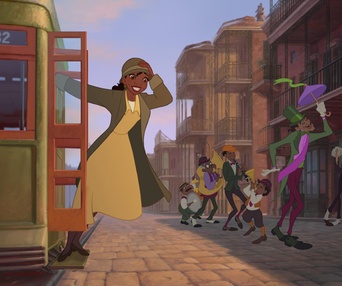 Scène du film The Princess and the Frog