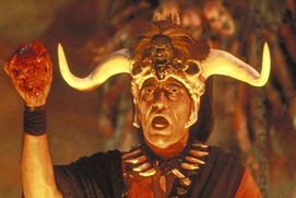 Une scène du film Indiana Jones and the Temple of Doom