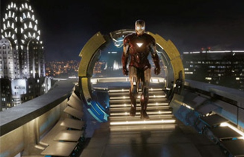 Une scène du film The Avengers