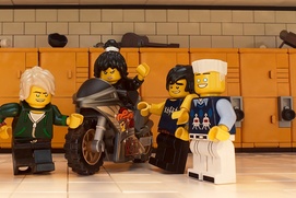 Une scène du film The LEGO Ninjago Movie